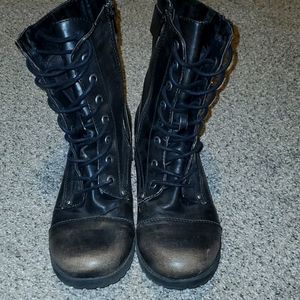 Guess Combat Boots size 6 1/2